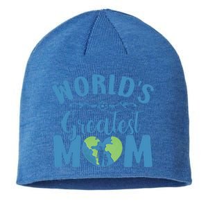 World's Greatest Mom Mamma Mommy Mammy Mum Mummy Mama Gift Sustainable Beanie