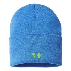 World's Greatest Mom Mamma Mommy Mammy Mum Mummy Mama Gift Sustainable Knit Beanie