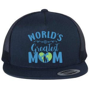 World's Greatest Mom Mamma Mommy Mammy Mum Mummy Mama Gift Flat Bill Trucker Hat