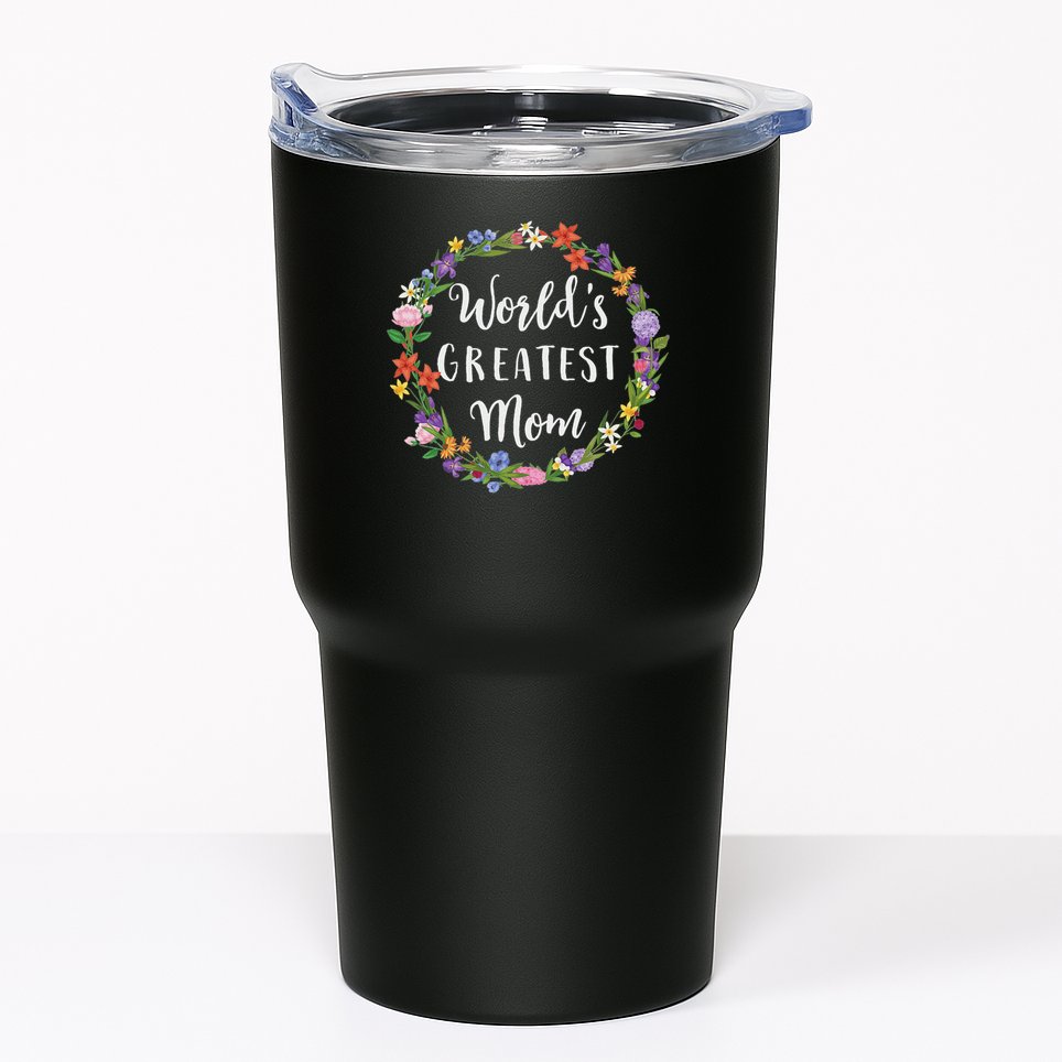 World's Greatest Mom Mother Gift Tumbler
