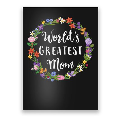 World's Greatest Mom Mother Gift Poster