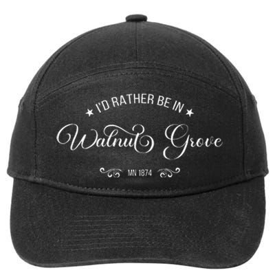 Walnut Grove Minnesota Mn 1874 7-Panel Snapback Hat