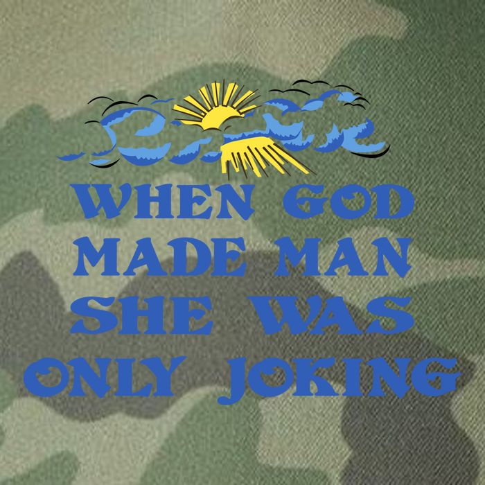When God Made Man She Was Only Joking Legacy Tie Dye Trucker Hat