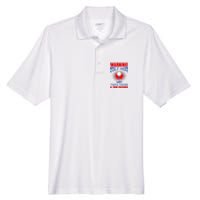 Warning Golf Mom With Thick Thighs And Thin Patience Men's Origin Performance Pique Polo