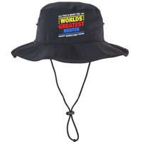 World's Greatest Mentor Saying Funny Mentor Legacy Cool Fit Booney Bucket Hat