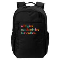 Will Give Math Advice For Coffee Daily Commute Backpack