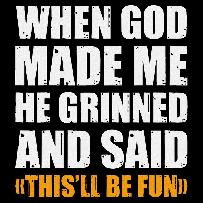 When God Made Me He Said This Will Be Fun Sarcastic Saying Flatbill Hat