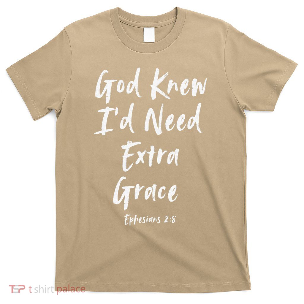 When God Made Me Religious Quote Bible Verse T-Shirt
