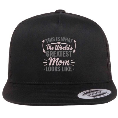 World's Greatest Mom Flat Bill Trucker Hat