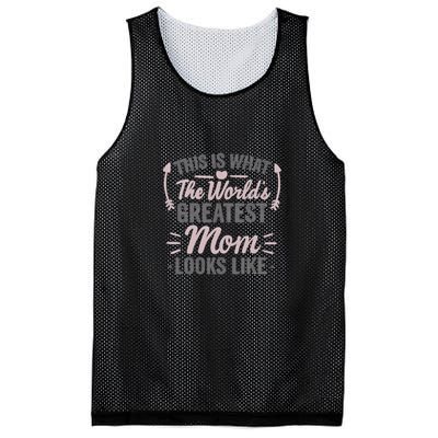 World's Greatest Mom Mesh Reversible Basketball Jersey Tank
