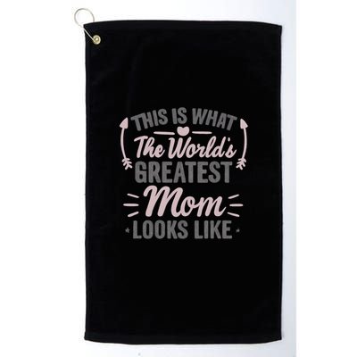 World's Greatest Mom Golf Towel