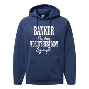 Worlds Greatest Mom Investt Banking Best Mom Meaningful Gift Performance Fleece Hoodie