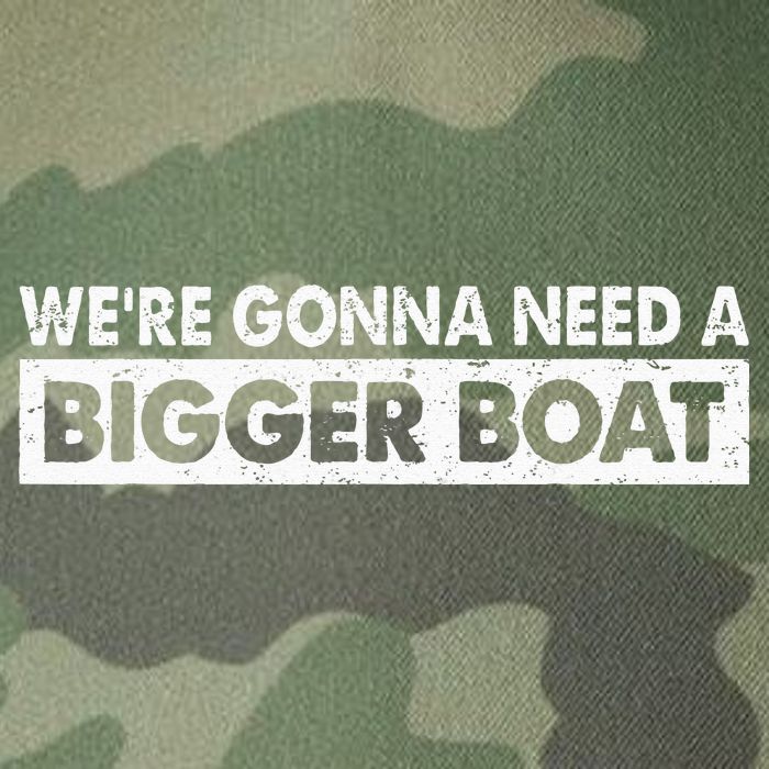 We're Gonna Need A Bigger Boat Funny Shark Lover Legacy Tie Dye Trucker Hat