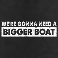 We're Gonna Need A Bigger Boat Funny Shark Lover Adult Drive Performance Visor