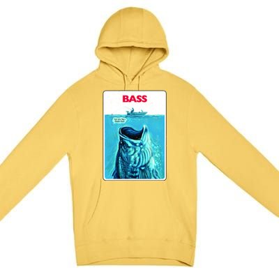 We're Gonna Need A Bigger Boat Bass Fishing Premium Pullover Hoodie