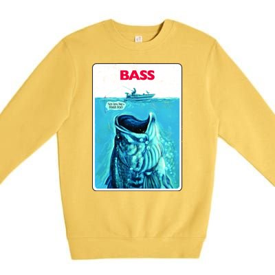 We're Gonna Need A Bigger Boat Bass Fishing Premium Crewneck Sweatshirt