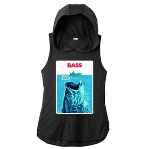 We're Gonna Need A Bigger Boat Bass Fishing Ladies PosiCharge Tri-Blend Wicking Draft Hoodie Tank