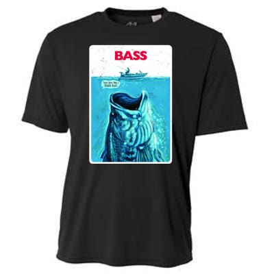 We're Gonna Need A Bigger Boat Bass Fishing Cooling Performance Crew T-Shirt