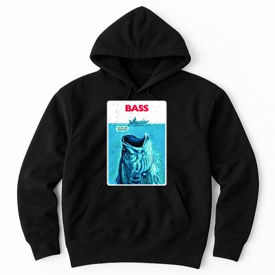 We're Gonna Need A Bigger Boat Bass Fishing Hoodie