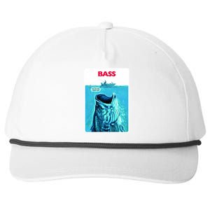 We're Gonna Need A Bigger Boat Bass Fishing Snapback Five-Panel Rope Hat