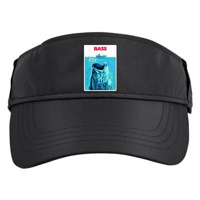 We're Gonna Need A Bigger Boat Bass Fishing Adult Drive Performance Visor