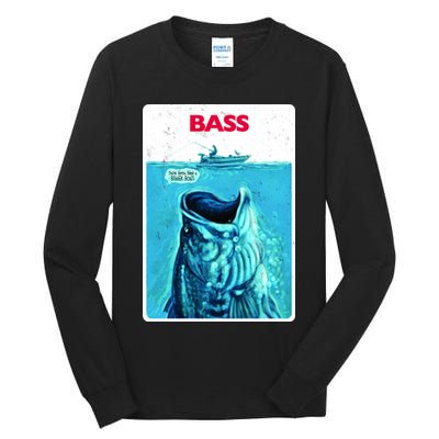We're Gonna Need A Bigger Boat Bass Fishing Tall Long Sleeve T-Shirt