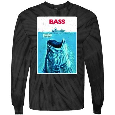 We're Gonna Need A Bigger Boat Bass Fishing Tie-Dye Long Sleeve Shirt