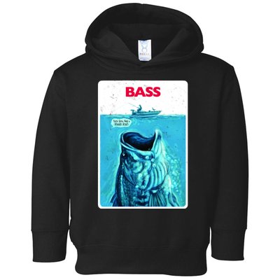 We're Gonna Need A Bigger Boat Bass Fishing Toddler Hoodie