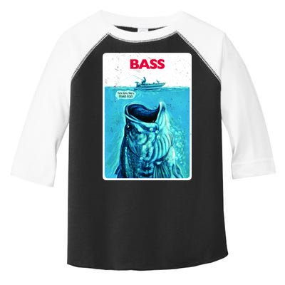 We're Gonna Need A Bigger Boat Bass Fishing Toddler Fine Jersey T-Shirt
