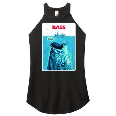 We're Gonna Need A Bigger Boat Bass Fishing Women’s Perfect Tri Rocker Tank