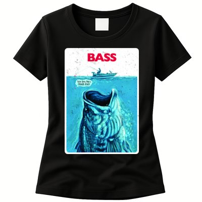 We're Gonna Need A Bigger Boat Bass Fishing Womens T-Shirt