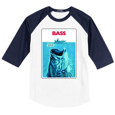 We're Gonna Need A Bigger Boat Bass Fishing Baseball Sleeve Shirt