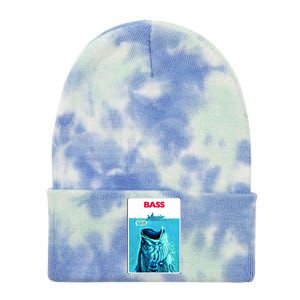 We're Gonna Need A Bigger Boat Bass Fishing Tie Dye 12in Knit Beanie