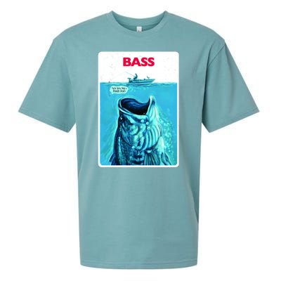 We're Gonna Need A Bigger Boat Bass Fishing Sueded Cloud Jersey T-Shirt