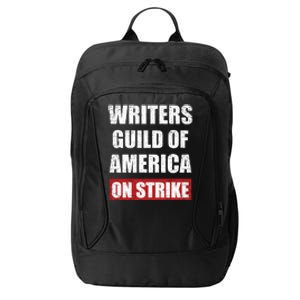 Writers Guild Of America On Strike City Backpack