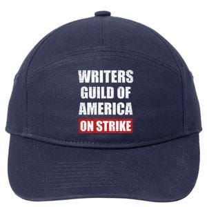 Writers Guild Of America On Strike 7-Panel Snapback Hat