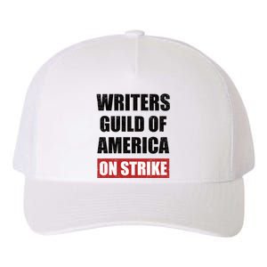 Writers Guild Of America On Strike Yupoong Adult 5-Panel Trucker Hat