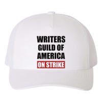 Writers Guild Of America On Strike Yupoong Adult 5-Panel Trucker Hat