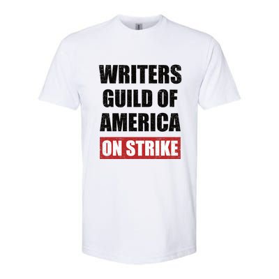 Writers Guild Of America On Strike Softstyle CVC T-Shirt