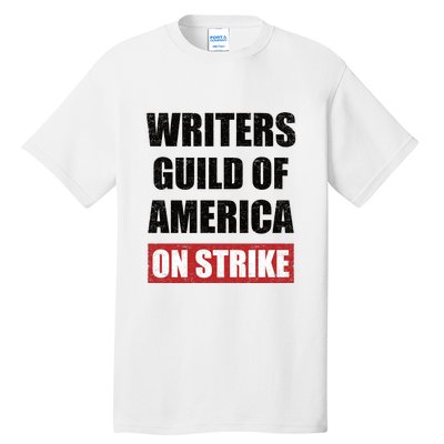 Writers Guild Of America On Strike Tall T-Shirt