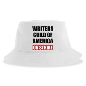 Writers Guild Of America On Strike Sustainable Bucket Hat