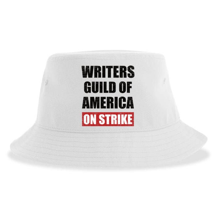 Writers Guild Of America On Strike Sustainable Bucket Hat