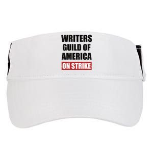 Writers Guild Of America On Strike Adult Drive Performance Visor