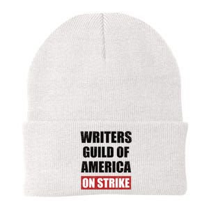 Writers Guild Of America On Strike Knit Cap Winter Beanie