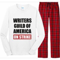 Writers Guild Of America On Strike Long Sleeve Pajama Set