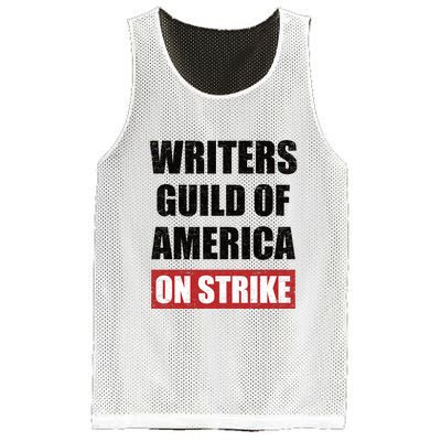 Writers Guild Of America On Strike Mesh Reversible Basketball Jersey Tank