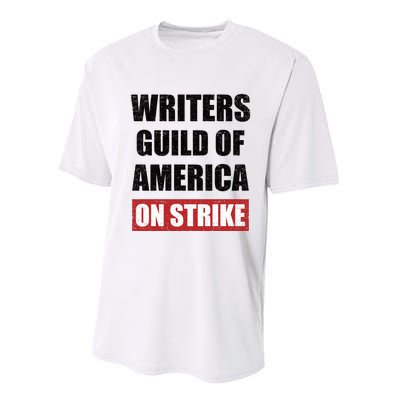 Writers Guild Of America On Strike Performance Sprint T-Shirt