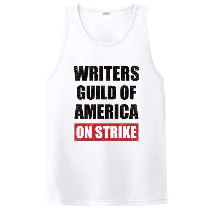 Writers Guild Of America On Strike PosiCharge Competitor Tank