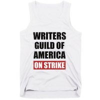 Writers Guild Of America On Strike Tank Top