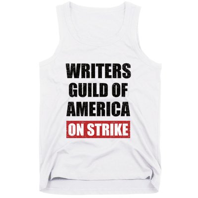 Writers Guild Of America On Strike Tank Top